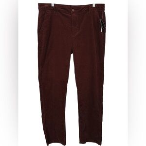 And Now This Men’s Burgundy Corduroy Pants size 34 x 32